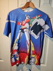 Voltron “Form Voltron” Dye Sublimation T-Shirt Vintage Size Small