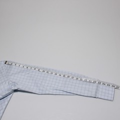 Stenstroms NWT Dress Shirt Size 38 15 Regular Fit in Blue / White / Tan Check