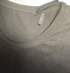 Helmut Lang Patchwork Pocket Logo Tee T Shirt Rib Knit Mens 2XL Designer 2 Sided