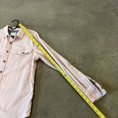 SVRN CODE Pink Flannel Button Front Shirt Men’s Size Medium