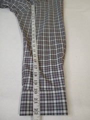 Duluth Trading Men’s 4X Button Down Shirt Plaid Blue Collar Long Sleeve Gussets
