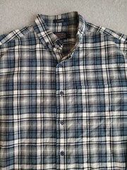 Pendleton Shirt Mens Medium Button Down Cotton Wool Blend Somerset Western