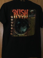 Rush – “Time Machine” – Tour 2011 – Black Shirt – XL – Brand Tag Is Missing