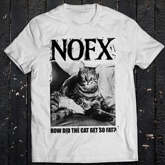 Cotton S-5XL Shirt Punk in Drublic Tee NOFX – How Did The Cat Get so Fat