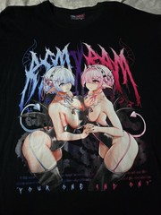*Rare* Lewd Complex – Rem & Ram Limited Edition 7th Release T-Shirt 2XL