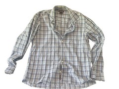 Michael Kors Men’s Long Sleeve Button Up Plaid/Striped Size