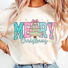 Merry Christmas Tree Merry Christmas Shirt Christmas Holiday Gift Lovers
