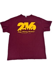 Cleveland, Ohio 216 Happy Birthday Cleveland Shirt Maroon XL [5]