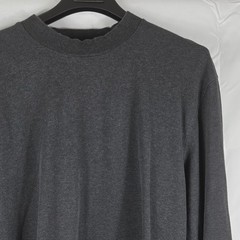 Orvis Mens XL Charcoal Gray Cotton Long Sleeve Shirt Elbow Patches Heavyweight