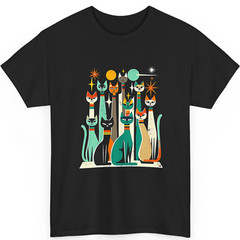 Vintage Retro Mid-Century Modern Look Cats 50s 60s Style T-Shirt