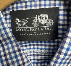 Bill Maher REAL TIME Custom / Worn Royal Park & Ball Dress Shirt