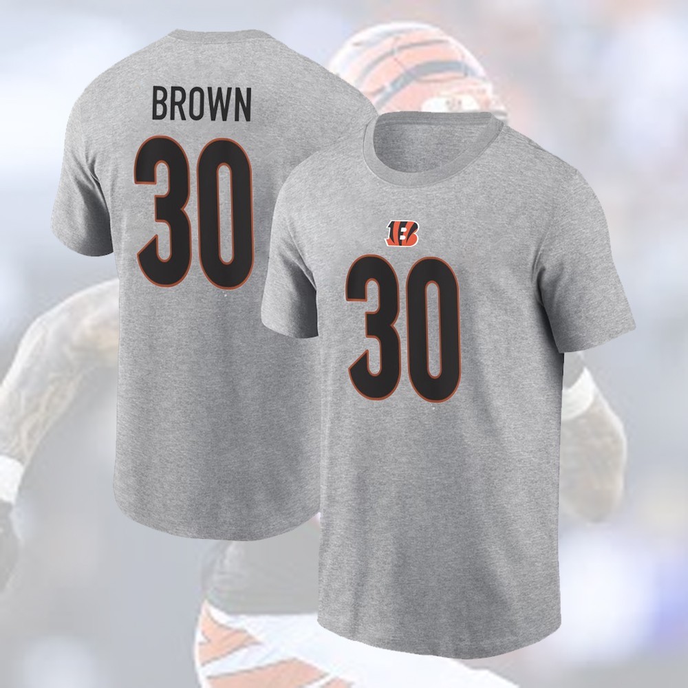 ❤️‍🔥FASTSHIP – Chase Brown #30 Cincinnati Name &Number Player Gift For Fans