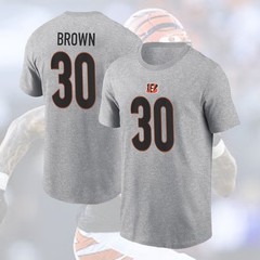 ❤️‍🔥FASTSHIP – Chase Brown #30 Cincinnati Name &Number Player Gift For Fans