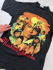 Vintage Michael Jackson Ghosts Single Stitch Single Sided T-Shirt Lubna Size S