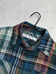 “Off-White” Stencil Flannel Multi Check Shirt Men’s Size S