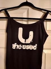 the used tank top the used crop top the used shirt vintage logo custom xXs-2x