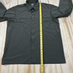 Dickies Performance System Mens Vented Shirt Long Sleeve Size XL Brown