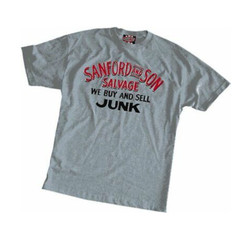 Adult Men’s Sitcom Sanford and Son ‘Buy and Sell Junk’ Grey T-shirt Funny Tee