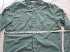 Men’s LL Bean Front Button Polyester/Nylon Long Sleeve Shirt Sz XL (MT56)