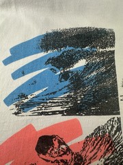 VTG 90s Surf Gear Body Boarding T-Shirt Mens XL X-Large Surf Beach Neon