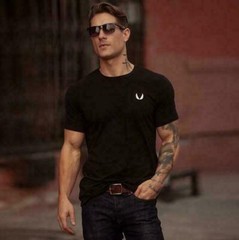 2018 New Men Bodybuilding Stringer Fitness Gym Muscle Training T-shirt Tee Vest