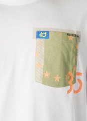 NEW NIKE KEVIN DURANT KD 8 HO2 POCKET MENS WARRIORS DRI-FIT SHIRT X-LARGE WHITE