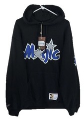 NWT Mitchell & Ness Orlando Magic Men’s Large All In Black Hoodie $70