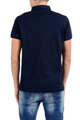 Roberto Cavalli Men’s Navy Blue Short Sleeve Polo Shirt Size S M L XL 2XL