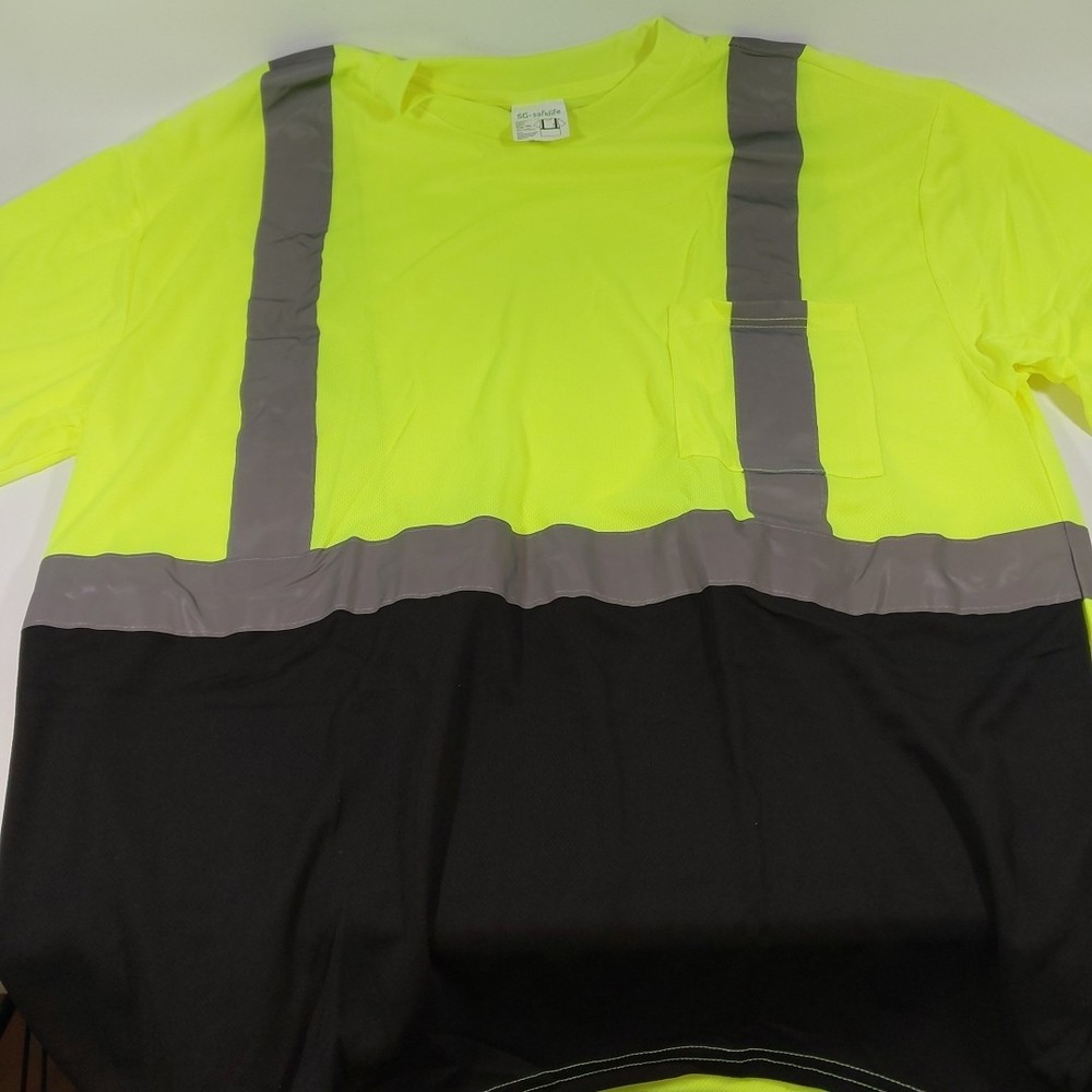 High Visibility Class 2 Reflective Road Work Construction Safety T Shirt 6 pack