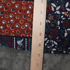 Vatpave Allover Patchwork Multi Print Batik Floral Button Down Camp Shirt 3XL
