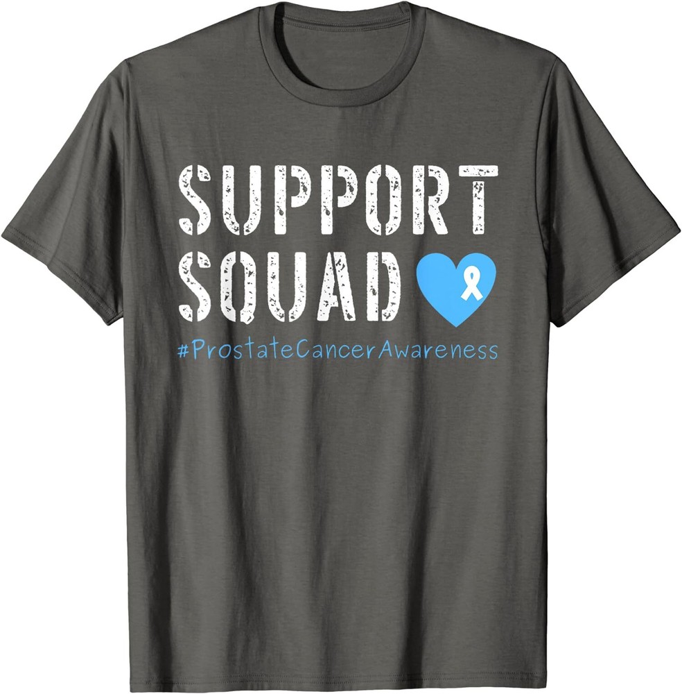 Motivational Support Squad Prostate Cancer Awareness Unisex T-Shirt