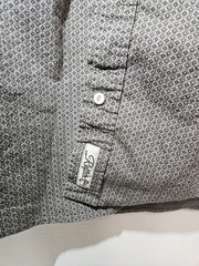 Rafter C Shirt Men’s Medium Pattern Western Pearl Snap Cowboy Rodeo Ranch Gray