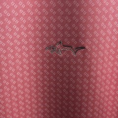 Greg Norman Polo Shirt Geometric Play Dry Shark Logo Men’s Large Pink Sports
