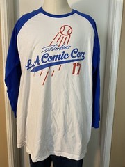 Stan Lee’s LA Comic Con 17 Rare Shirt Dodgers 2XL Comic Book Superheroes