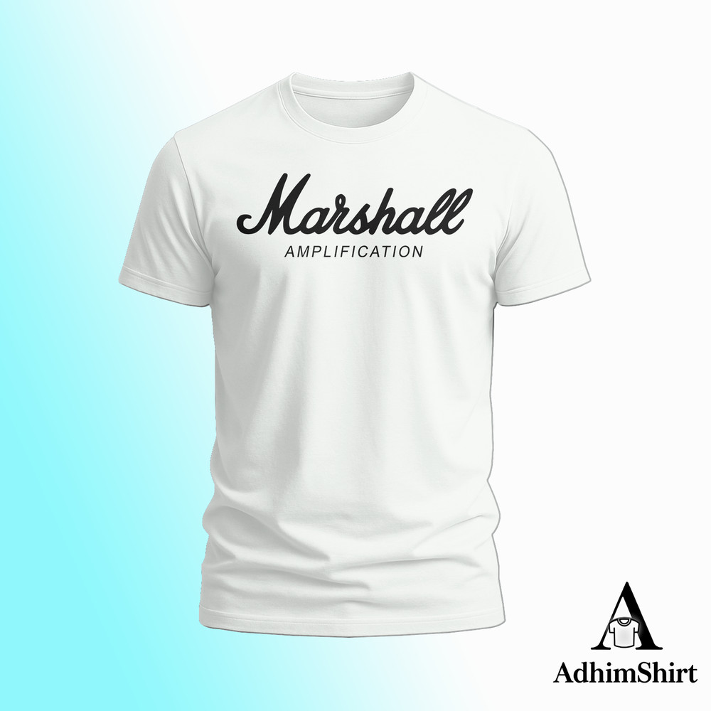 Marshall Amplification Amplifier Logo FUNNY T-SHIRT S-5XL USA many colors