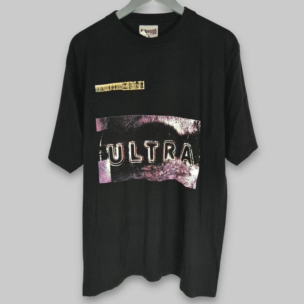1997 Depeche Mode ‘Ultra’ Band Rare Design Black Unisex Shirt S-5XL