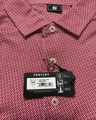 FootJoy University of Alabama Golf Team Polo L Crimson White Polo Shirt