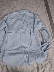 EntireworddShirt. Men’s. Type A Version 1 Extra Small Button Down Shirt Blue