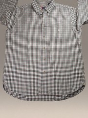 Chaps Large Brown & Green Button-Down Long Sleeve Men’s Shirt