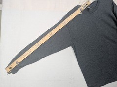 Gildan Ultra Cotton Long Sleeve T-Shirt – Dark Heather – G2400 – Size L – 3 Pack