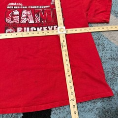 Delta Ohio State Buckeyes 2008 BCS National Championship Game T-Shirt Red XL