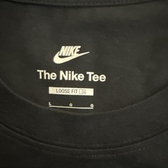 Nike Mens Max90 Shoe Patch Pocket Tee – Sz Lg – Black – Loose Fit – NWT