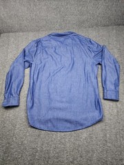 Method Long Sleeve Button Up Men’s Large Blue with Hidden Button Down Collar