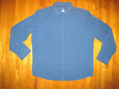 Apt. 9 Performance Slim Fit 2XL Deep Blue Easy Care Long Sleeve Dress Shirt NWT