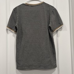 DISTORTION Men’s Pull Over Short Sleeve Sweater Shirt Cotton Polyester Small