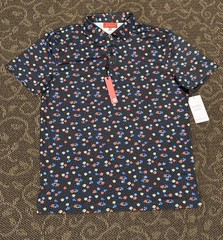 Men’s Redvanly Leone Polo Golf Shirt Multicolor Size Medium New With Tags M🔥