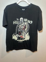 Jason vs The World “To Hell and Back” Black Graphic T-Shirt Men’s Sz Med
