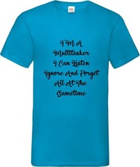 Multitasker Funny Humorous Novelty T Shirt Various Colours And Sizes