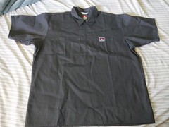 Cholo Skater Y2k Ben Davis Men’s 2XL Black Short Sleeve Zip Front Work Shirt