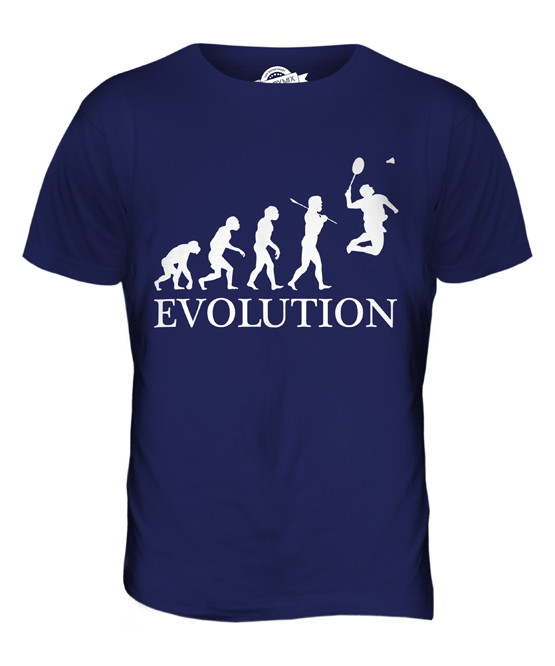 BADMINTON EVOLUTION DES MENSCHEN HERREN T-SHIRT TEE SHIRT XS S M L XL 2XL 3XL